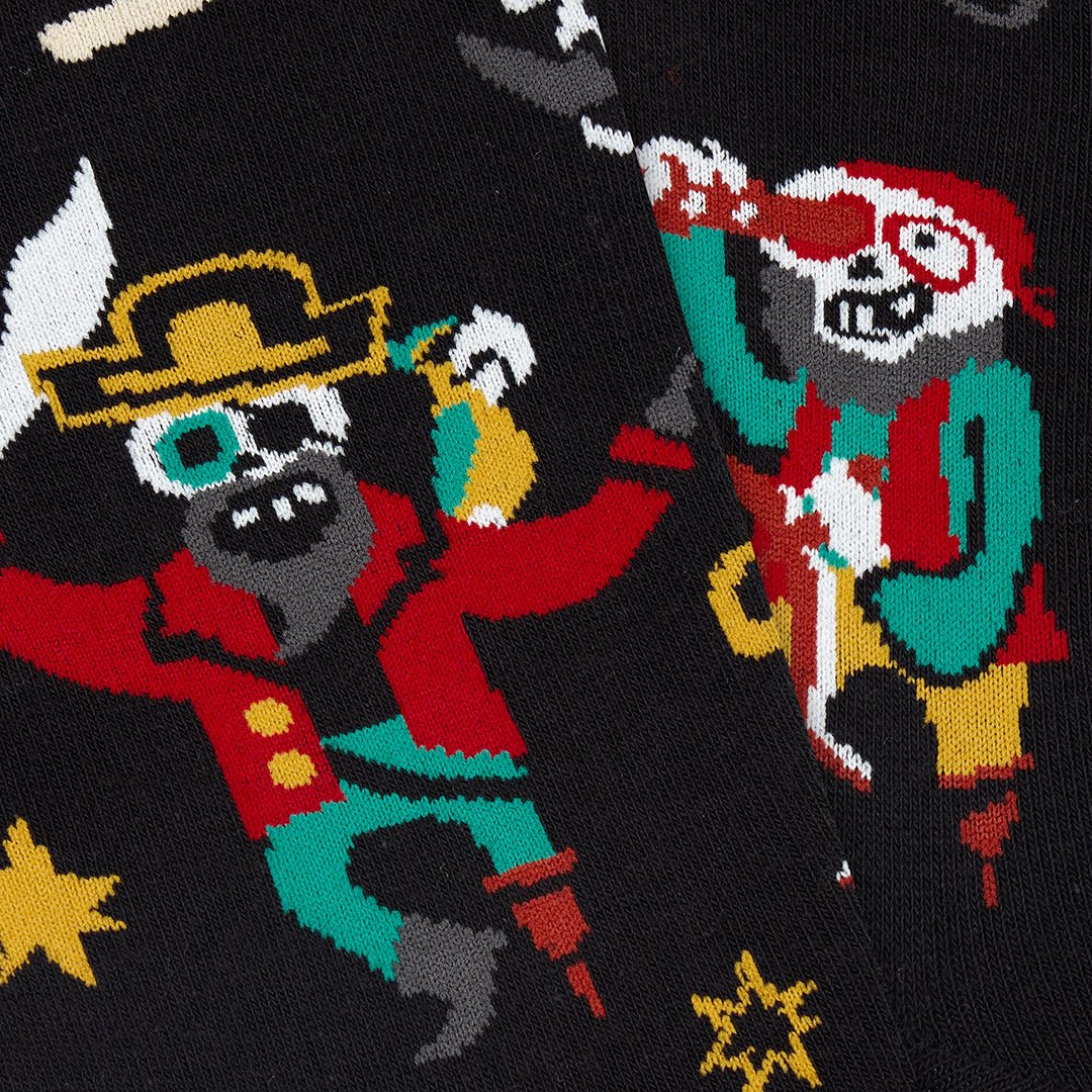 Calcetines divertidos de algodón "sin costuras" PIRATA - Imagen 4