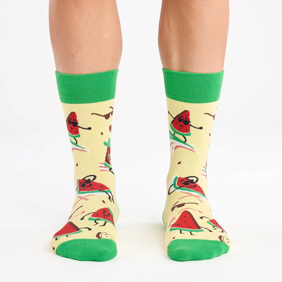 Calcetines divertidos de algodón "sin costuras" SANDIA - Imagen 3