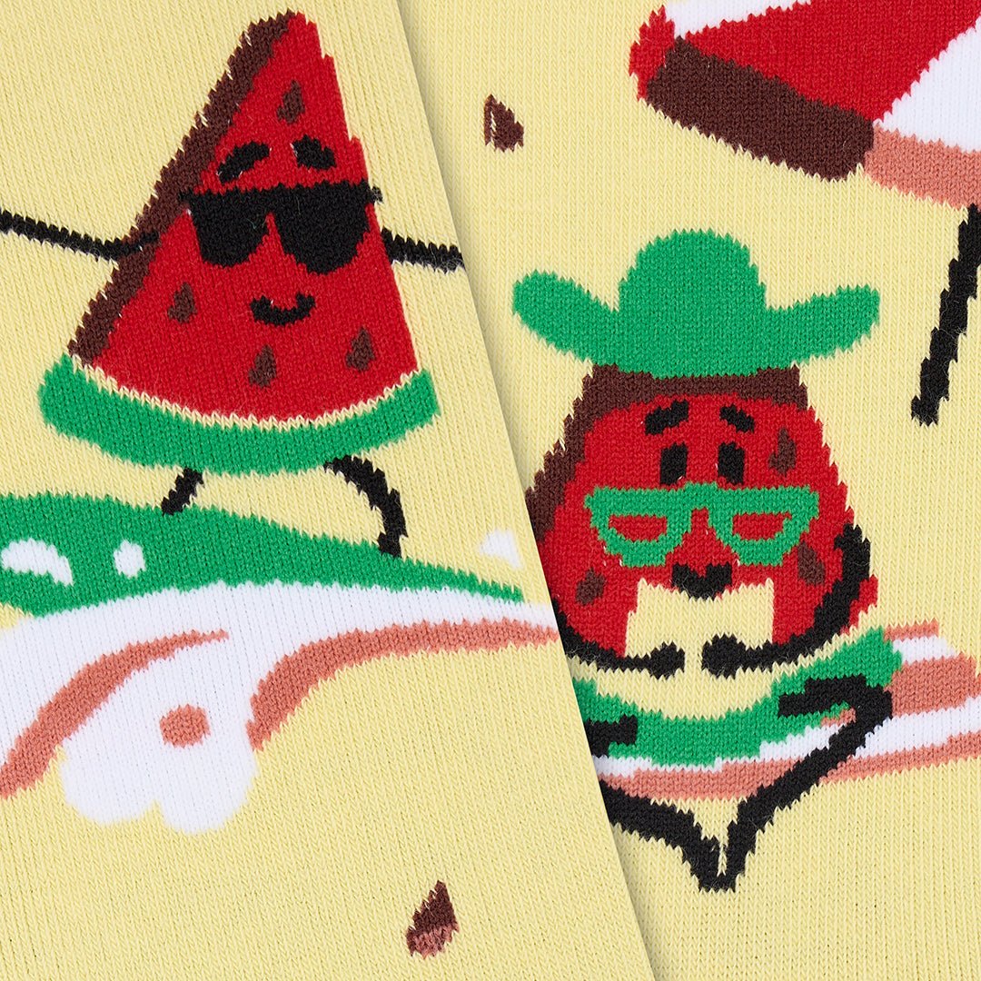 Calcetines divertidos de algodón "sin costuras" SANDIA - Imagen 4