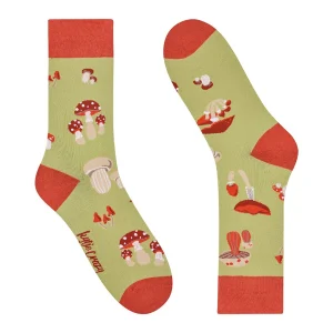 Calcetines divertidos de algodón "sin costuras" SETAS