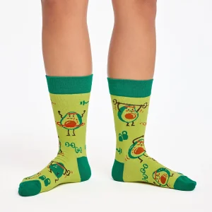 Calcetines divertidos de algodón "sin costuras" AGUACATE DEPORTIVO