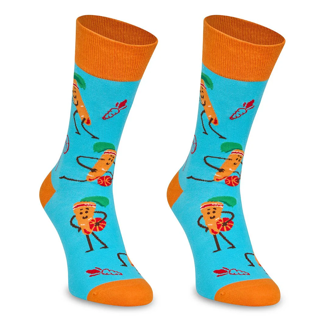 Calcetines divertidos de algodón "sin costuras". ZANAHORIA DEPORTIVA - Imagen 3