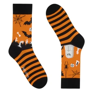 Calcetines divertidos de algodón MURCIÉLAGOS HALLOWEEN