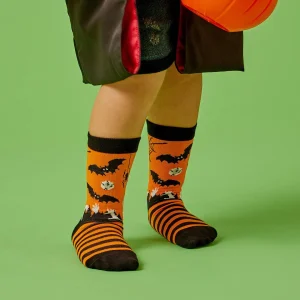Calcetines de algodón para niños HALLOWEEN MURCIÉLAGOS