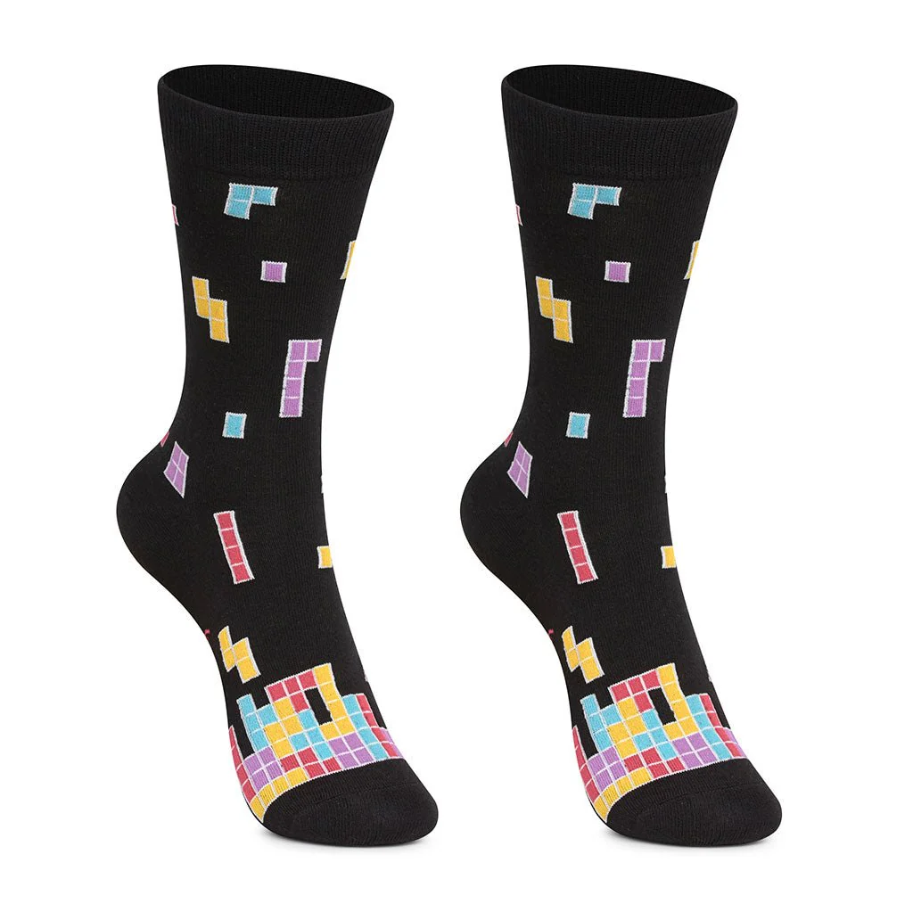Calcetines de algodón para niños TETRIS