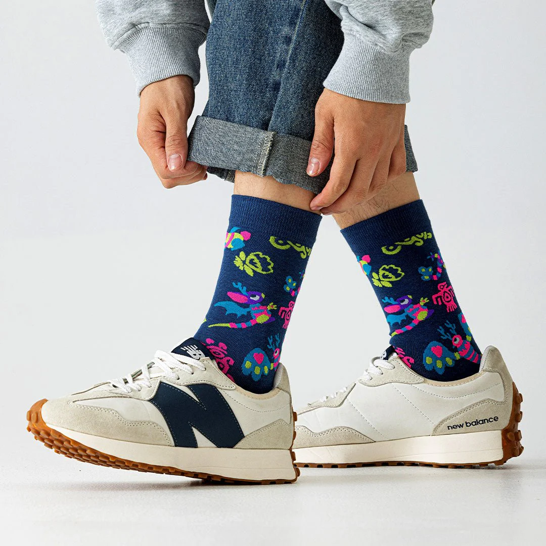 Calcetines divertidos de algodón "sin costuras". ALEBRIJES - Imagen 3