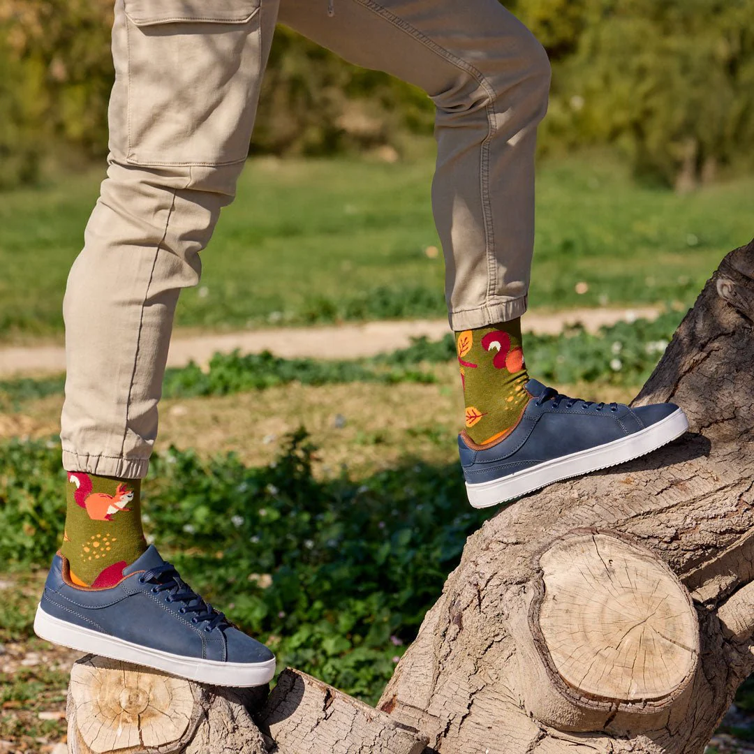 Calcetines divertidos de algodón "sin costuras" ARDILLA - Imagen 5