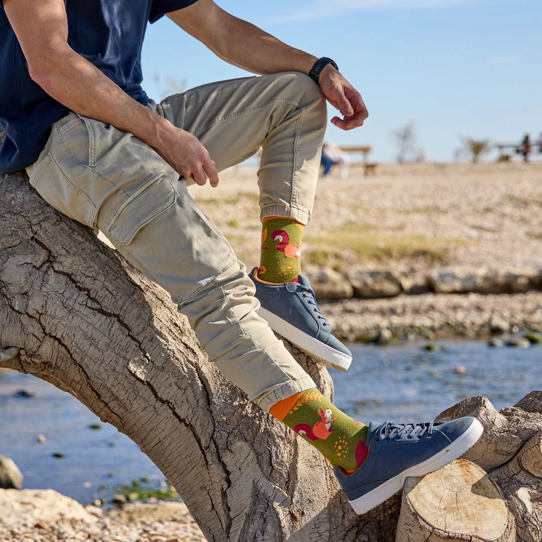 Calcetines divertidos de algodón "sin costuras" ARDILLA - Imagen 3