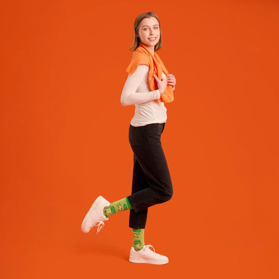 Calcetines divertidos de algodón "sin costuras" BROCOLI - Imagen 4