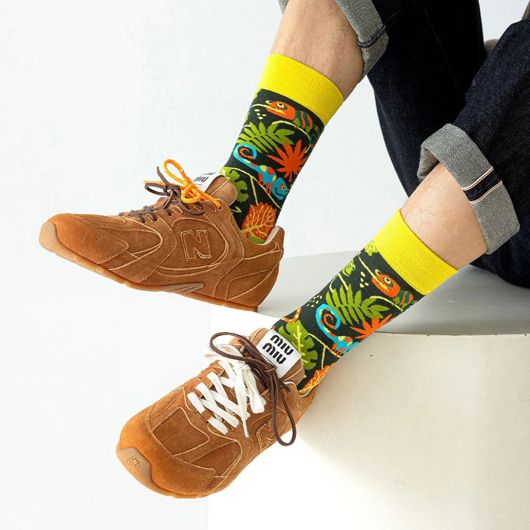 Calcetines divertidos de algodón "sin costuras". CAMALEON - Imagen 3