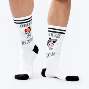 Calcetines deportivos de algodón "sin costuras". Catrinas