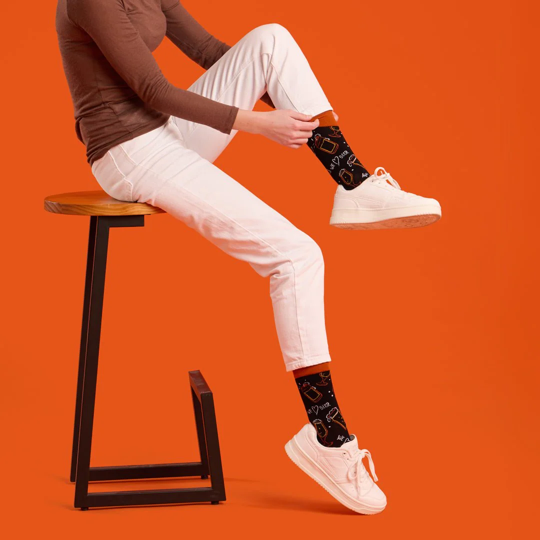 Calcetines divertidos de algodón "sin costuras". CERVEZA - Imagen 6