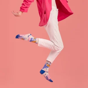 Calcetines divertidos de algodón "sin costuras". GATO