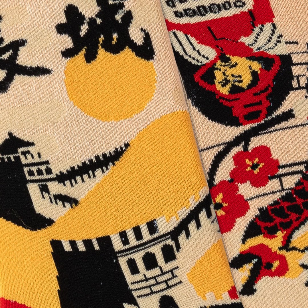 Calcetines divertidos de algodón "sin costuras". LA GRAN MURALLA CHINA - Imagen 5