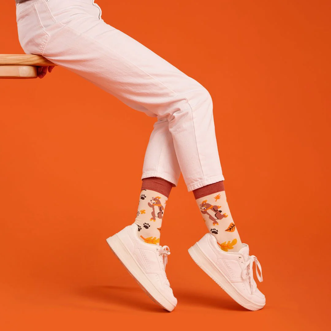 Calcetines divertidos de algodón "sin costuras" OSOS