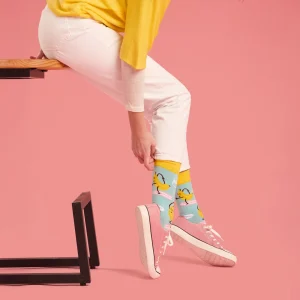 Calcetines divertidos de algodón "sin costuras" PLATANO YOGA