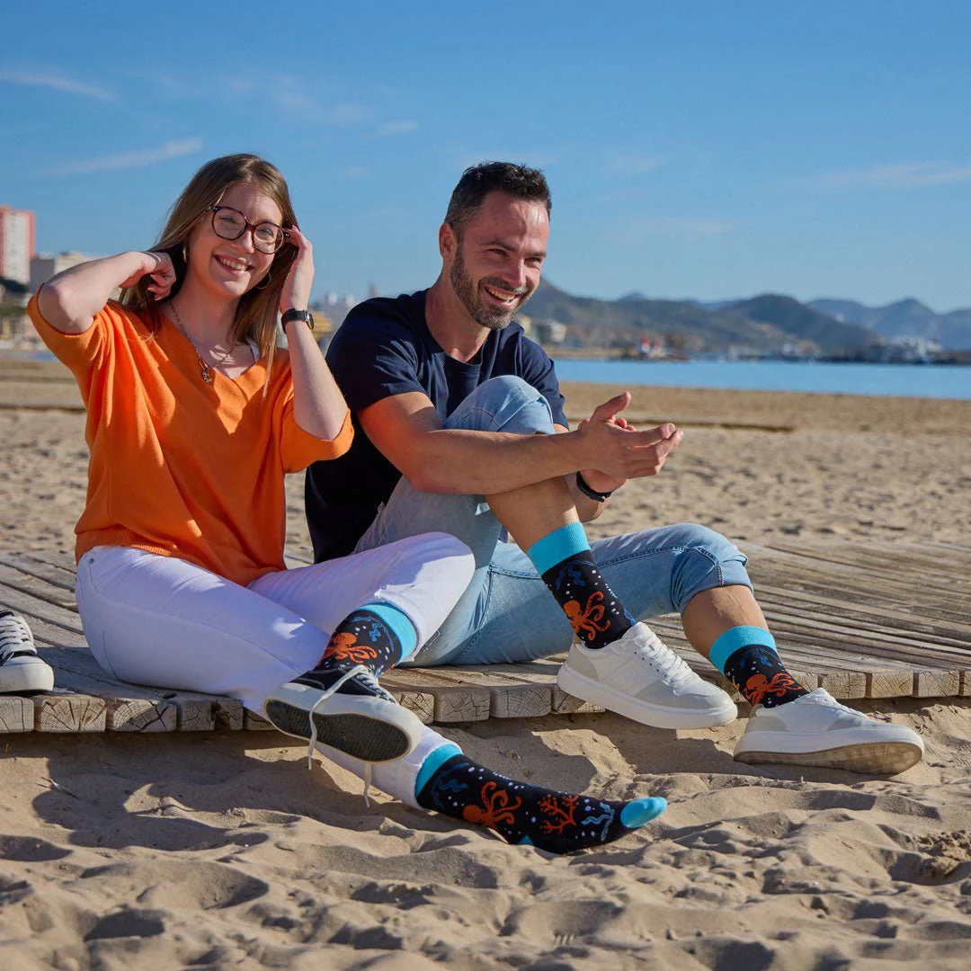 Calcetines divertidos de algodón "sin costuras" PULPO - Imagen 6