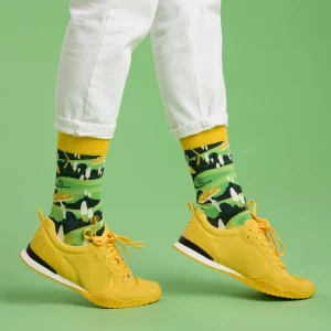 Calcetines divertidos de algodón "sin costuras" SERPIENTE