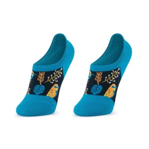 Calcetines invisibles divertidos de algodón BIRDS
