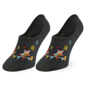 Calcetines invisibles alegres de algodón BÚHOS