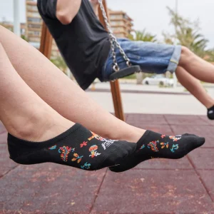 Calcetines invisibles divertidos de algodón CATRINA MARIACHI