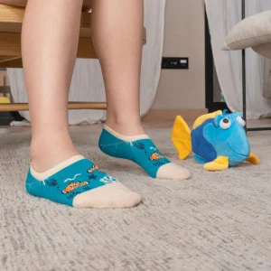 Calcetines invisibles divertidos de algodón PEZ PAYASO