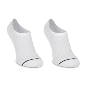 Calcetines invisibles blanco de algodón con acolchado PIES DELICADOS