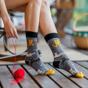 Calcetines originales sin costura GATOS
