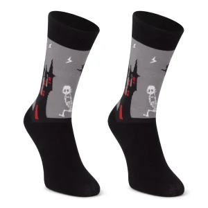 Calcetines divertidos de algodón CASTILLO HALLOWEEN