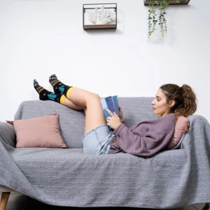 Calcetines divertidos de algodón LLAMA