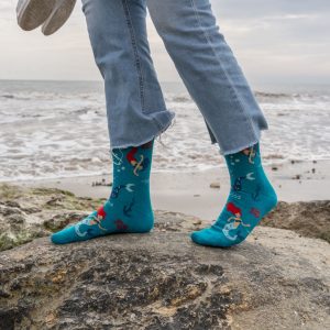 Calcetines divertidos de algodón SIRENA