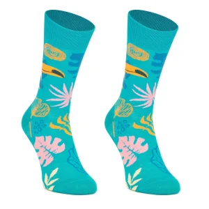 Calcetines divertidos de algodón TROPICAL DÍA