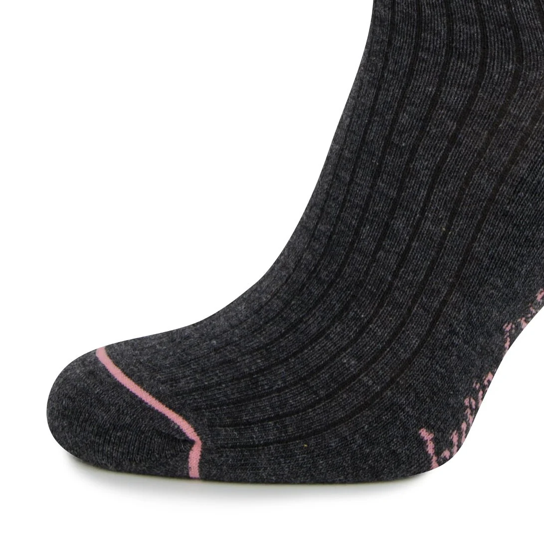 Calcetines grises de algodón con acolchado PIES DELICADOS - Imagen 3