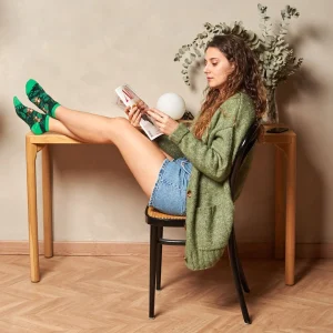 Calcetines tobilleros alegres de algodón JUNGLE