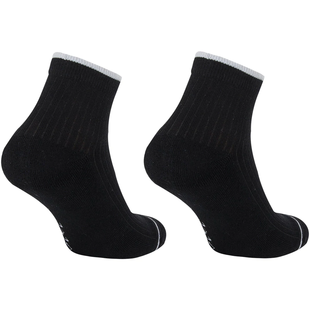 Calcetines tobilleros negros de algodón con acolchado PIES DELICADOS - Imagen 3