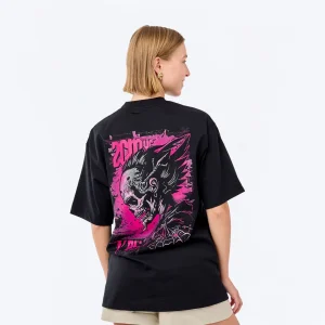 Camiseta Oversize "CALAVERA" - ¡El guerrero solitario!