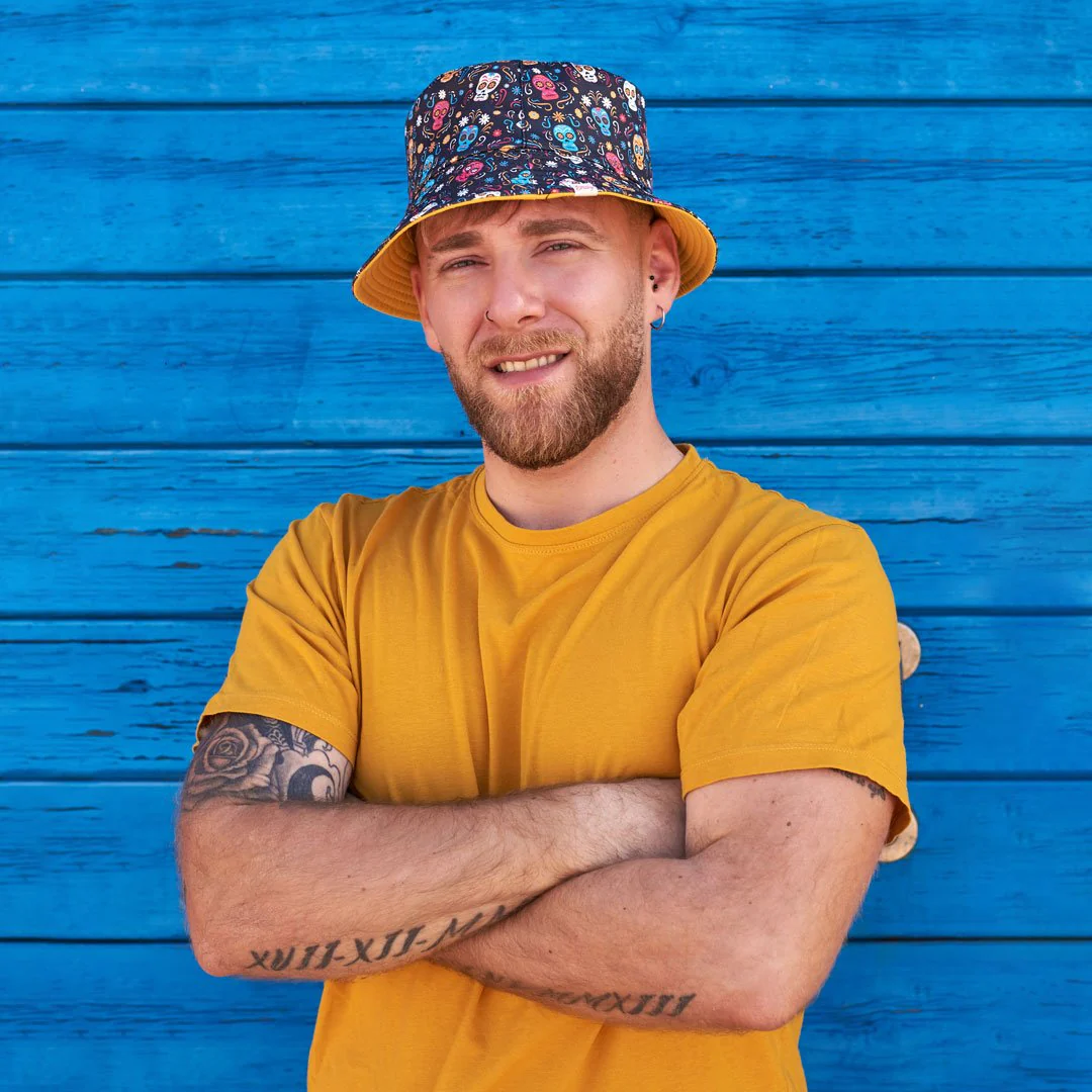 Gorro de pescador reversible CATRINAS