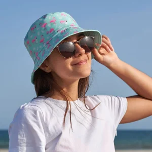 Gorro de pescador reversible FLAMENCOS