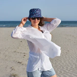 Gorro de pescador reversible PECES