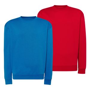 Pack de 2 Sudaderas Básicas de Color Azul y Rojo