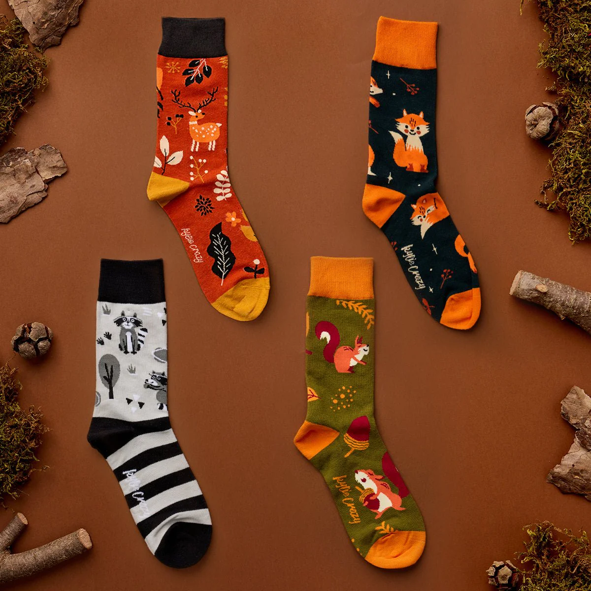 Pack regalo "Felicidades mamá" 4 pares calcetines + caja y print incluido - Imagen 5