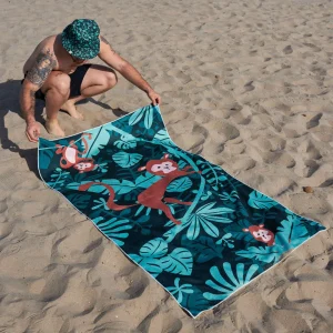 Toalla de playa ultraligera MONITOS